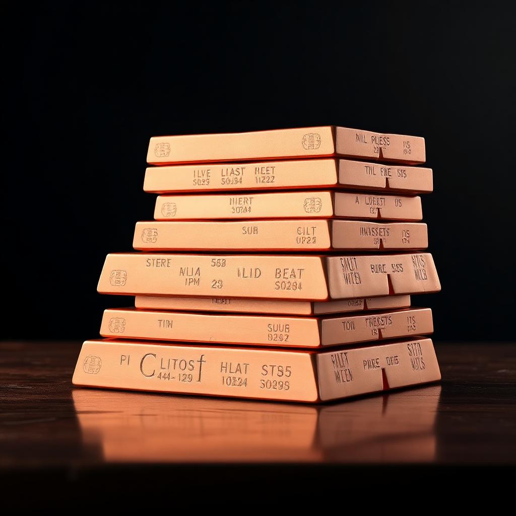 Lab tested copper ingots